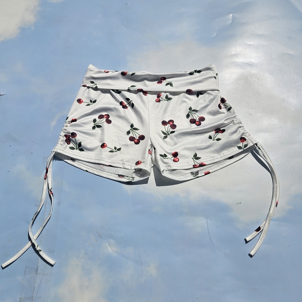 Cherry Mini Micro Booty Shorts Hot Shorts Trending Mini Shorts Workout Shorts